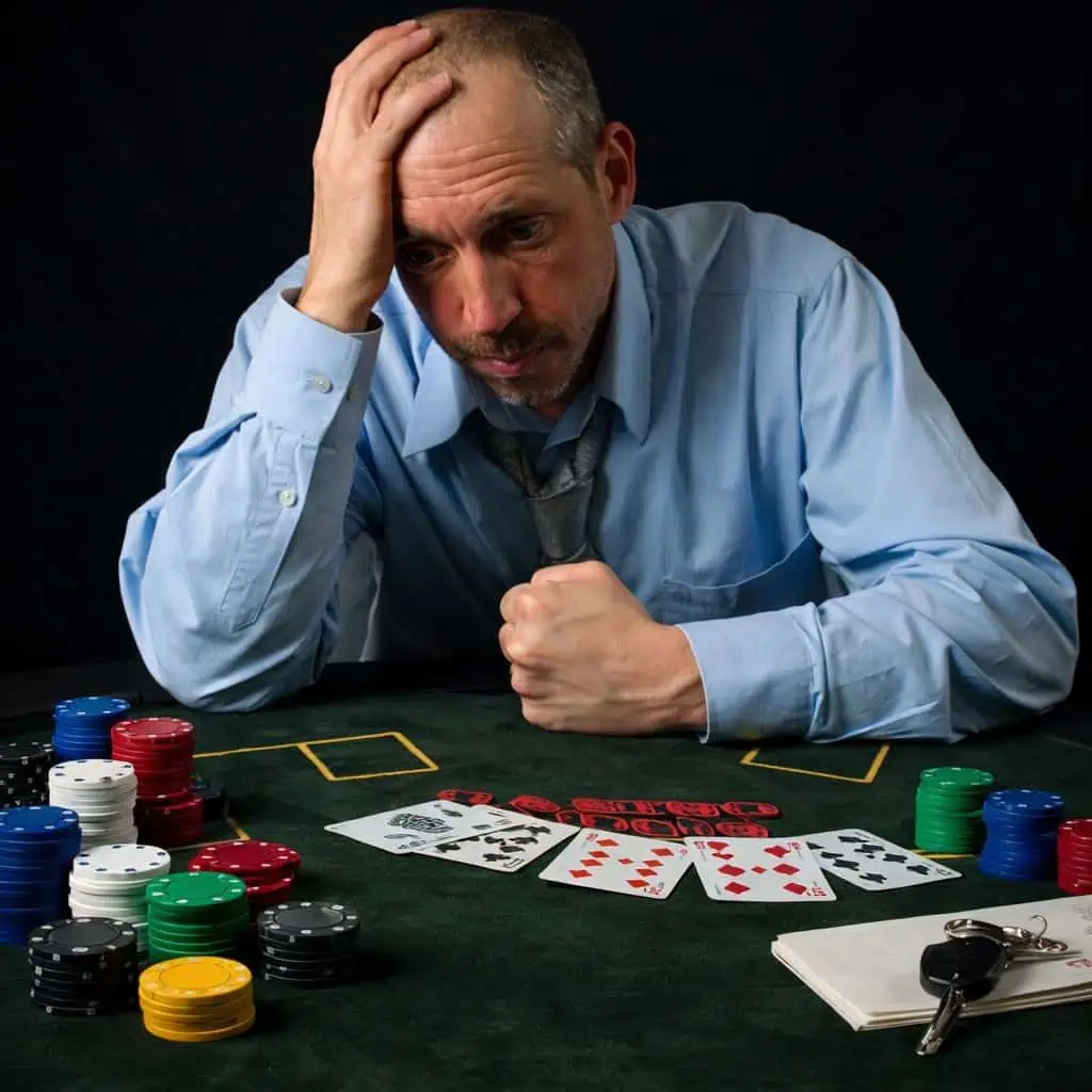 problem gambling awareness visual representation
