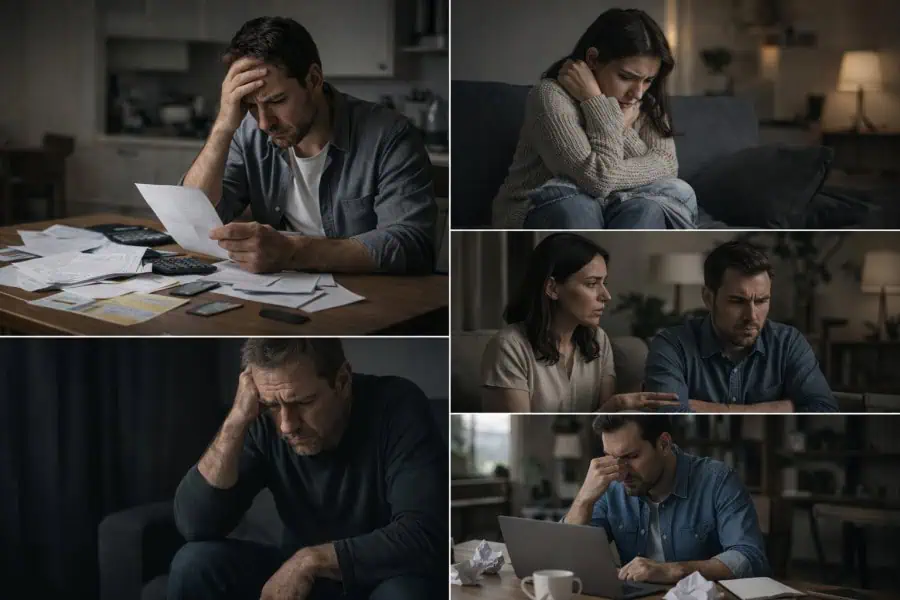 effects of gambling addiction visual representation