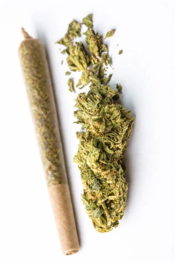 marijuana joint representing cannabis use and addiction
