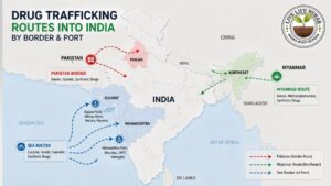 Which Indian States Have the Worst Drug Problem? A 2026 Guide 3 why some states more affected drug routes india