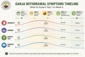 What Is Ganja? Side Effects, Addiction Risk and Treatment in India 2 Ganja withdrawal symptoms timeline from day one to week six