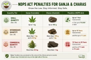 What Is Ganja? Side Effects, Addiction Risk and Treatment in India 3 NDPS Act penalties for ganja and charas by small, intermediate and commercial quantity