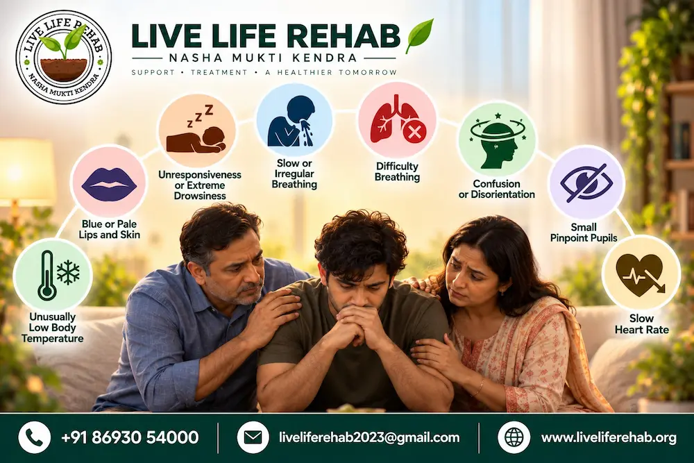 How to Help a Family Member with Drug Addiction in India 2 Warning signs of drug overdose that need emergency help